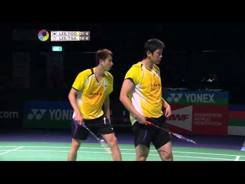 2014 THE STAR AUSTRALIAN BADMINTON OPEN-F-MD-Lee YD/Yoo YS (KOR) [4] VS Lee SM/Tsai CH (TPE) [3]
