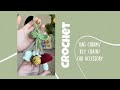 How To Crochet A Bag Charm Crochet Bee Mushroom And Lily Of The Valley Beginner Friendly