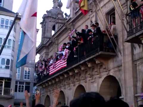 Palabras de Manu en el Concello | Ascenso CD Lugo