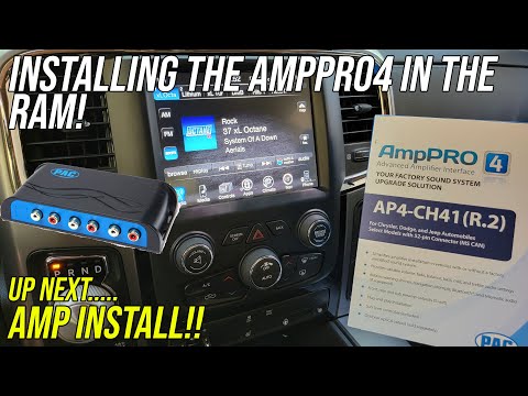 Installed the PAC Amp Pro 4 in the RAM - Ready to add Amps next!
