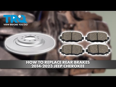 How to Replace Rear Brakes 2014-2023 Jeep Cherokee