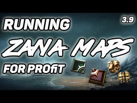 Path of Exile - Running Zana Maps FOR PROFIT! Patch 3.9 Conquerors of the Atlas