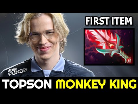 TOPSON Signature Monkey King with First Item Bloodthorn Dota 2