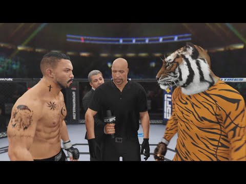 Yuri Boyka vs. Wild Tiger - EA Sports UFC 4 - Crazy UFC 👊🤪