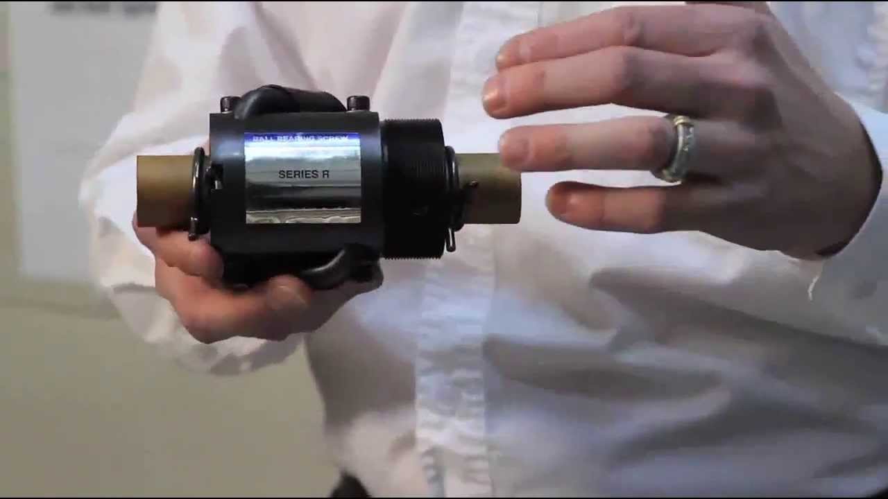 What is a Ball screw?  How to install a ball nut and how to reload bearings into a ball nut.