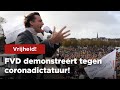 Nederland demonstreert tegen ''coronabeleid'' van Hugo de Jonge