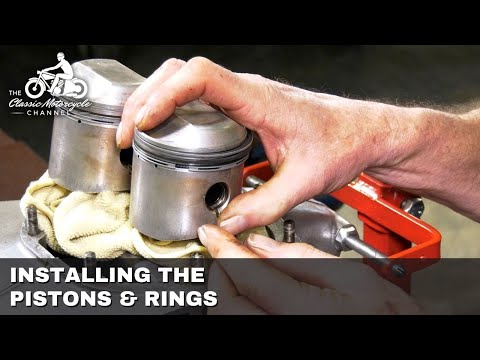 Part 2 - Low Budget Classic Motorcycle Restoration - Piston & Rings