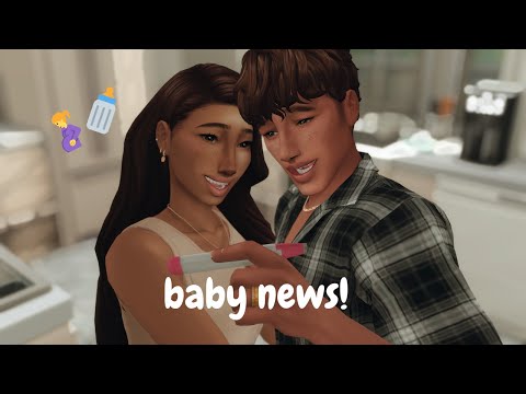 Our sims found out they're pregnant🥹🤍🍼 | The Sims 4 | Ep 1