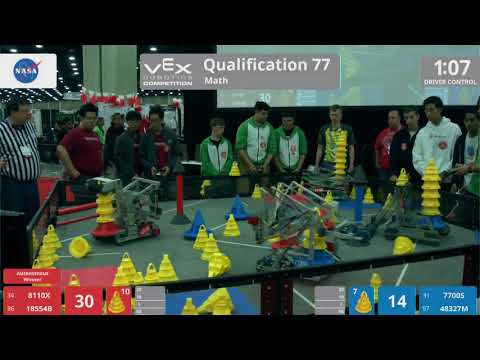 2018 VRC Math Q77 - 8110X 18554B vs 7700S 48327M - 93 to 69