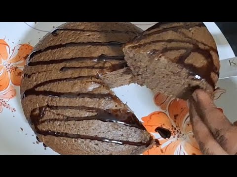 Chocolate sponge cake without oven beater 😋Chocolate Cake Recipe👌Chocolate sponge cake