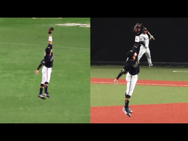 バファローズ・安達の『ジャンプ一番』が極めて美しい