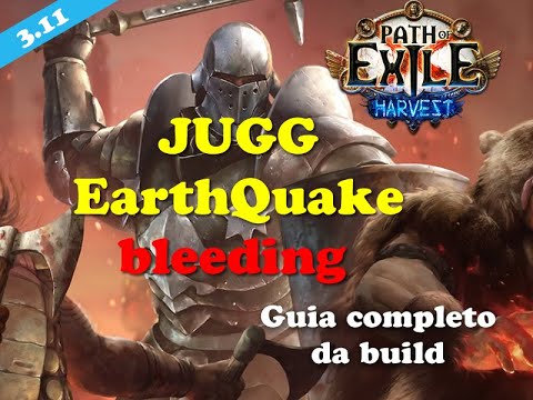 Path of exile Harvest 3.11 Juggernaut Earthquake guia completo