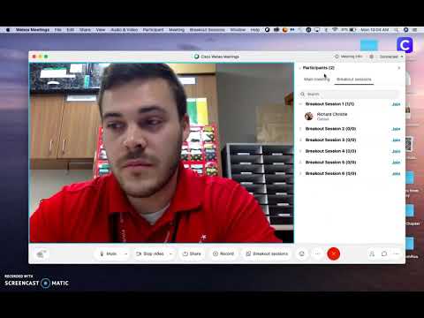 WebEx Breakout Rooms How To with Tips and Uses
