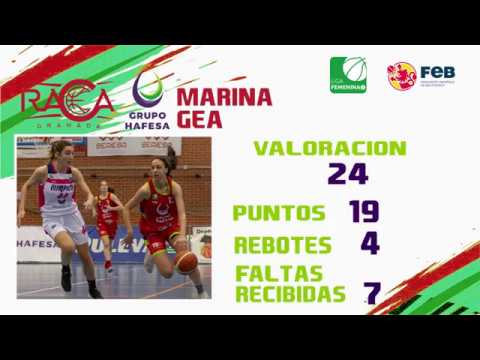 La Jugadora YO10 de la Jornada 20: Marina Gea (Grupo Hafesa Raca - Olímpico 64)