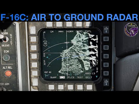 F-16C Viper: Air To Ground Radar (GM/SEA Modes)(Bombing) Tutorial | DCS WORLD