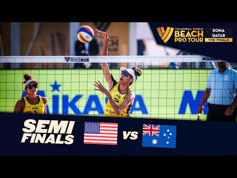 Nuss/Kloth vs. Mariafe/Clancy - Semi Final Highlights | Doha Finals 2023 #BeachProTour