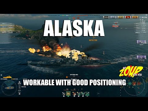WoWS USS Alaska Gameplay