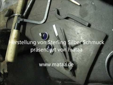 Herstellung von Silber Schmuck