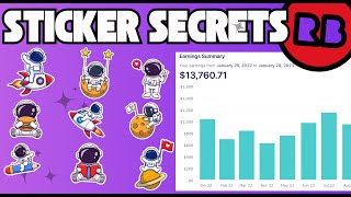 The Secret To Money Making Stickers On Redbubble!