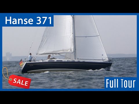 Hanse 371 zu verkaufen - Rundgang durch die Segelyacht (VERKAUFT)