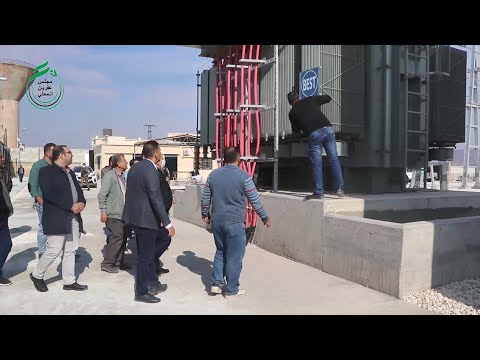 تقرير عن عودة التيار الكهربائي الى مدينة عفرين بعد انقطاع دام تسع سنوات