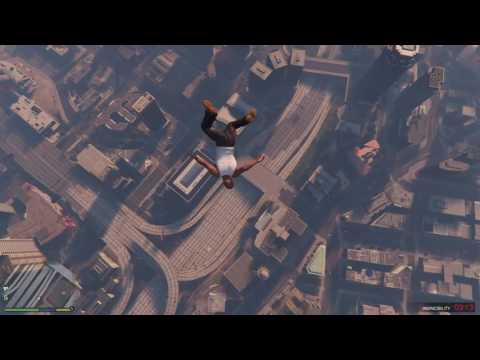Grand Theft Auto V Funny Franklin Falling