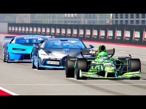 2021 Formula Rapide vs Bugatti Supercars - Austin USA GP