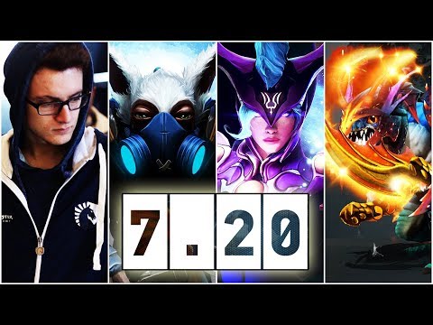TOP 3 Carrys on 7.20 Patch by Miracle - Meepo, Luna, Slark - EPIC Gameplay Dota 2