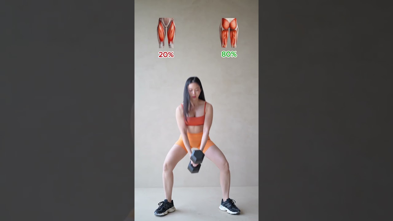 📌KNOW THE DIFFERENCES | Goblet Squat🦵vs. Sumo Squat 🍑