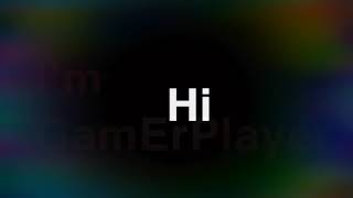 Welcome To My Channel