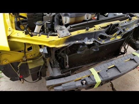 2005 - 2009 Ford Mustang Bumper / Grille / Headlight Replacement 08-14-16