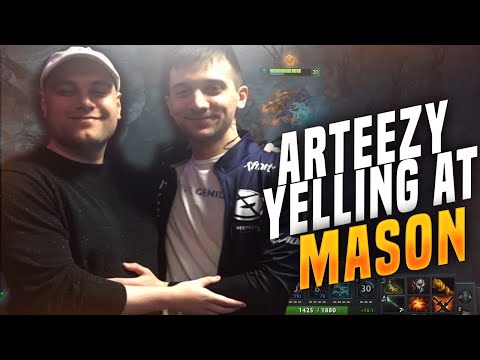 Dota 2 - Mason: Arteezy Yelling at Mason. BSJ Almost Threw the Game!