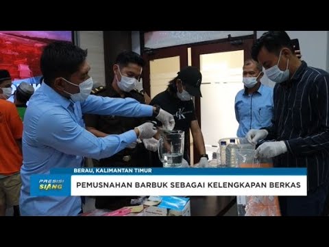 POLRES BERAU MUSNAHKAN BARBUK SABU