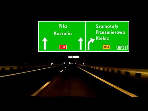 Droga ekspresowa / Expressway S11 - kilka godzin przed otwarciem