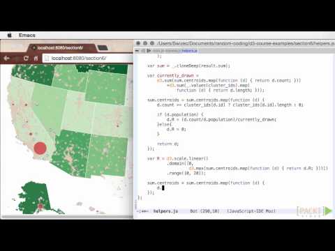 Mastering D3 js Tutorial Improving the Main Animation Loop | packtpub com