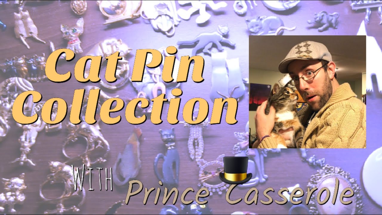 Vintage Jewelry Collection: Cat Pin Brooch Collection (2018)