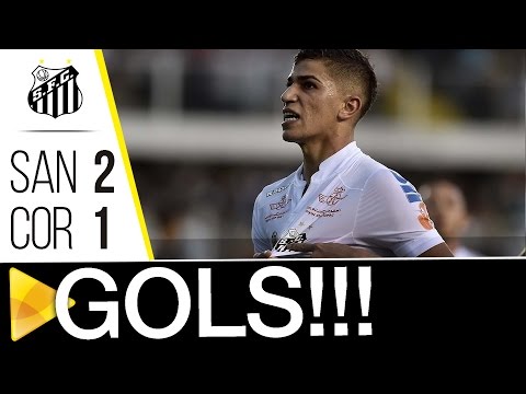 Santos 2 x 1 Corinthians | GOLS | Brasileirão (11/09/16)