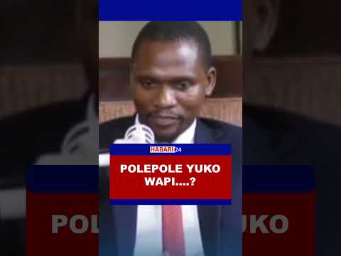 Kihongosi abanwa maswali kuhusu alipo Humphrey Polepole