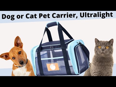 Ultralight Cat, and Dog Pet Carrier TSA Airline Approved