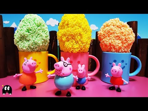 3Ice Cream Surprise Eggs!! Peppa Pig Disney's Collection Surprise Toys  Unboxing
