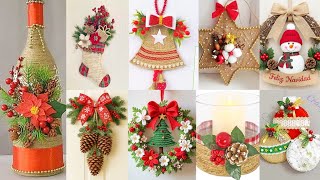 Easy DIY Christmas Decoration Ideas for Beginners | Budget-Friendly Holiday Decor for American Homes