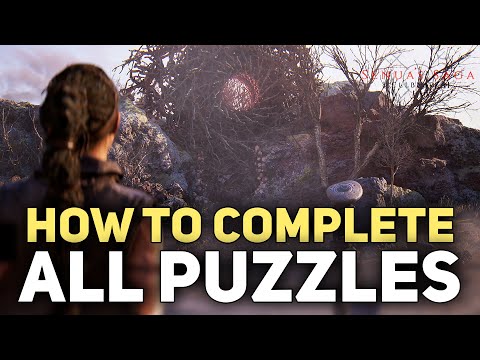 Senua's Saga Hellblade II - All Puzzle Solutions Walkthrough (Rune Gates, Blue Flames, Stone Altars)
