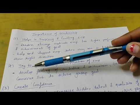 leadership characteristics of leadership business organisation and management b com bba