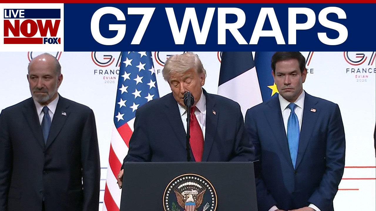 FULL: Trump touts Iran nuclear weapons deal as G7 wraps