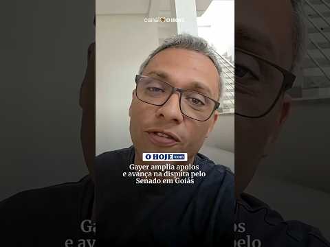Gayer amplia apoios e avança na disputa pelo Senado em Goiás