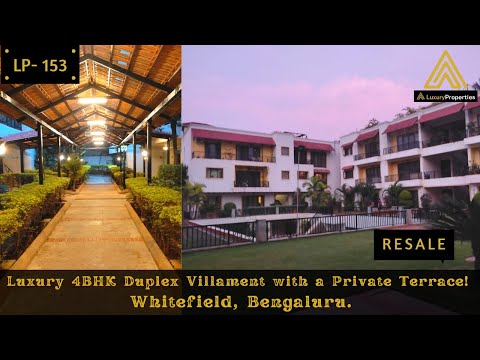 LP 153- Luxury 4BHK Duplex Villament with a Private Terrace & Lake view | Luxury Properties