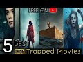 Top 5 Best Hollywood Trapped Movies In Hindi Dubbed| Deadliest Survival Movies| Survival Movies
