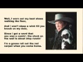 Buck Owens - Roll Out The Red Carpet with Lyrics