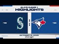 MLB ALCS Game 1 Highlights Mariners Vs Blue Jays October 12 2025