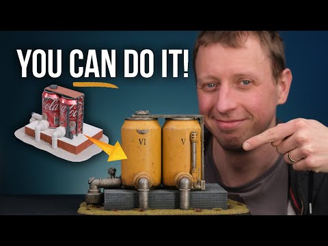 Painting Trash for my 40K Scenery